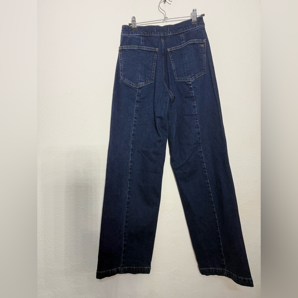 Madewell Women's Deep Indigo Wide Leg Jeans - Picture 3 of 3